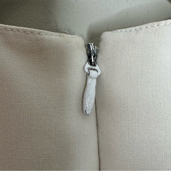 Cinq A Sept Size 2 White Josie Fringe Asymmetrical Mini Dress - Picture 8 of 9